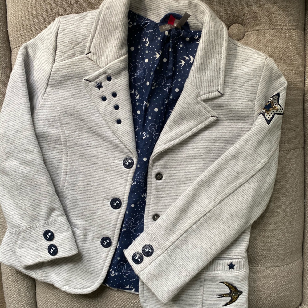 Toddler Girls Blazer with sequin details